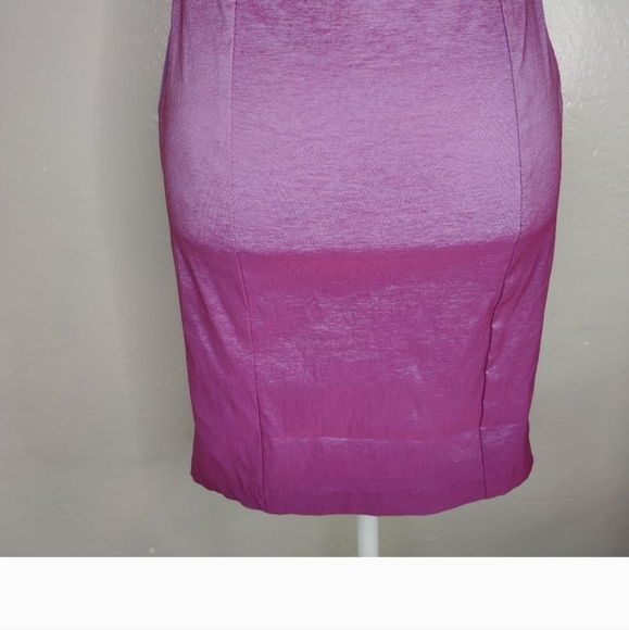 Arden B Purple Bodycon Ruffles Cocktail Dress - Picture 2 of 4